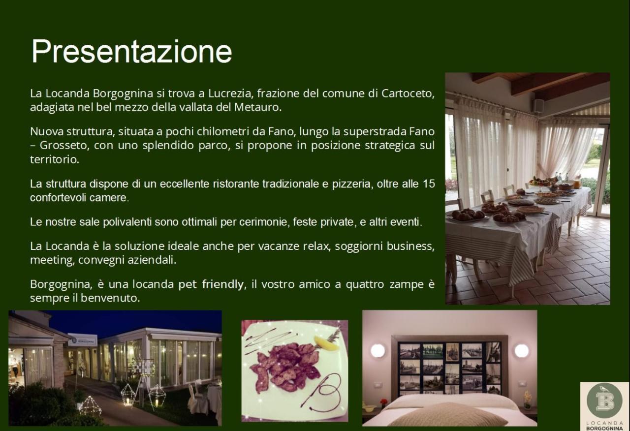Locanda Borgognina Lucrezia Εξωτερικό φωτογραφία